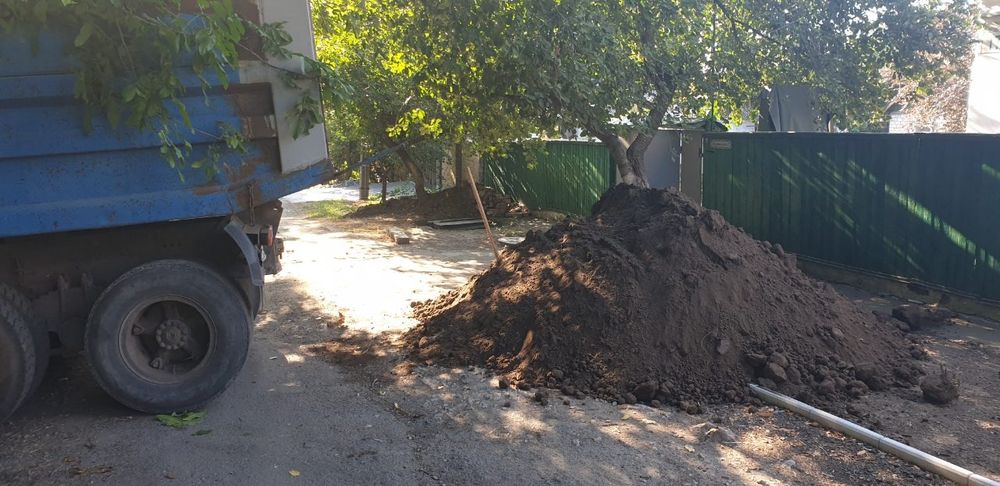 Чернозем, песок, щебень, отсев,вывоз мусора