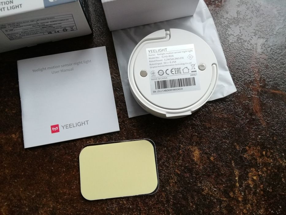 Лампа Xiaomi Yeelight, аккумуляторная (автомат.сенсор включения)