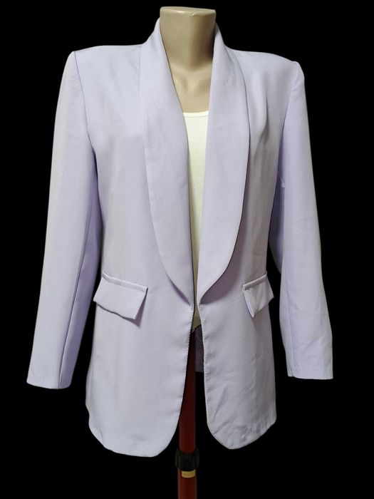 Ліловий бузковий жакет L розмір пиджак на підкладці