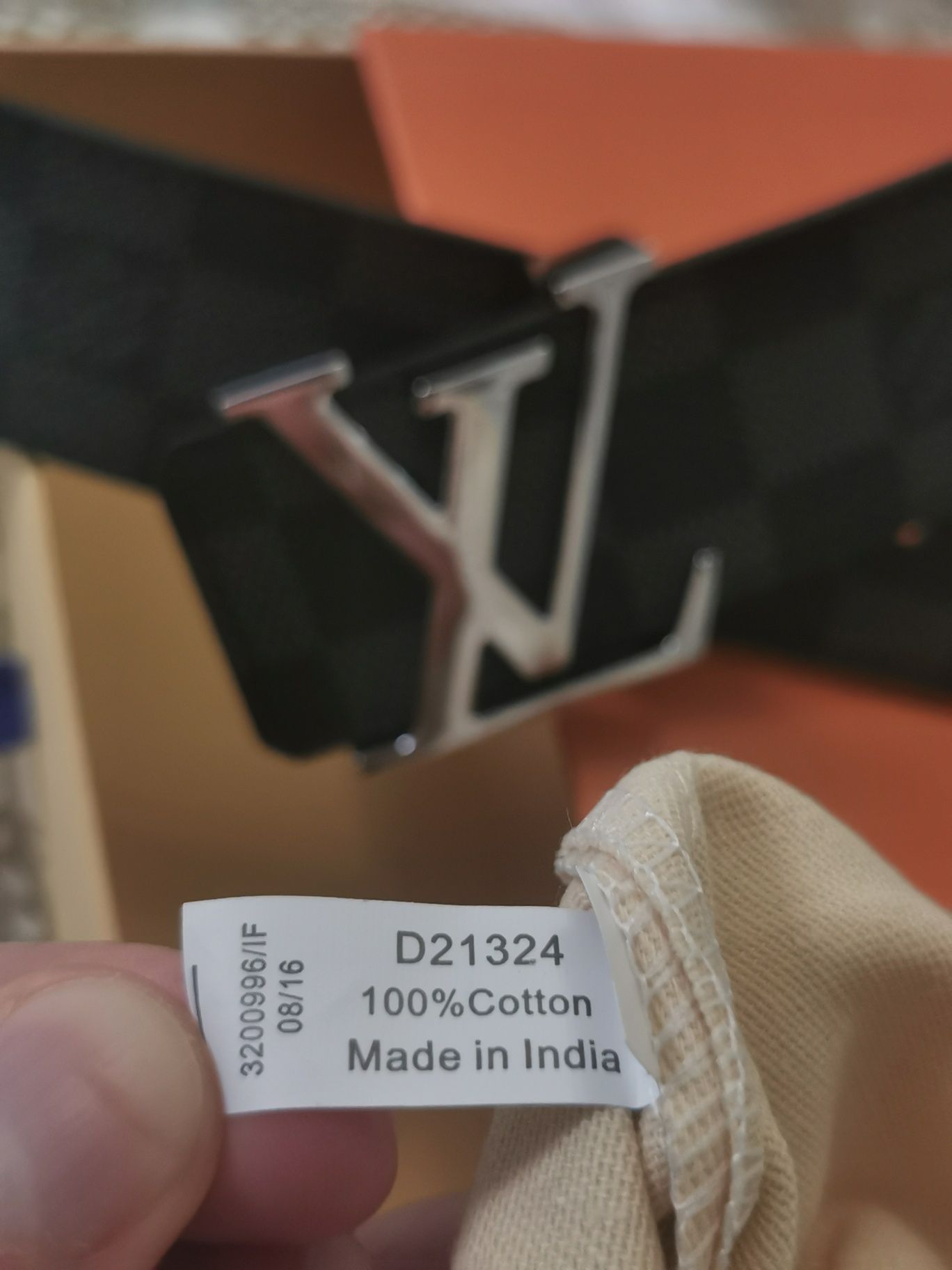 Pasek Louis Vuitton LV Damier belt