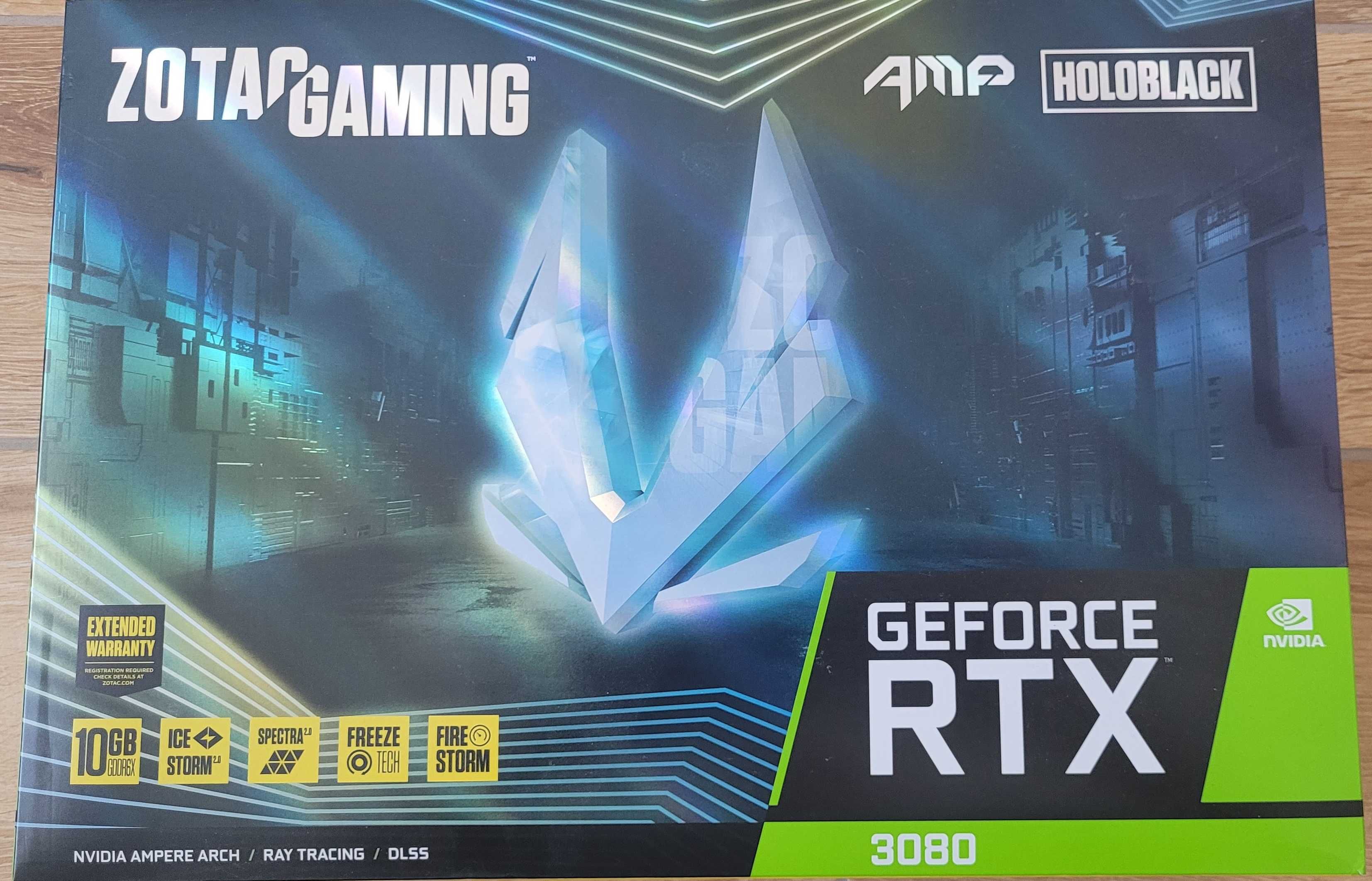Karta ZOTAC Gaming GeForce RTX 3080 AMP HOLO 10GB Stan idealny