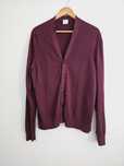 Burgundowy kardigan sweter męski wełna merino Paul smith r. M