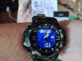 Новые мужские тактические часы фирмы Smael,цвет Хаки