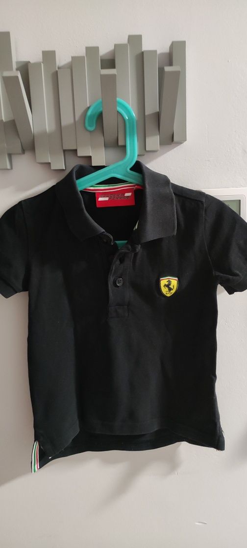 Koszulka Polo Scuderia Ferrari rozmiar 104cm