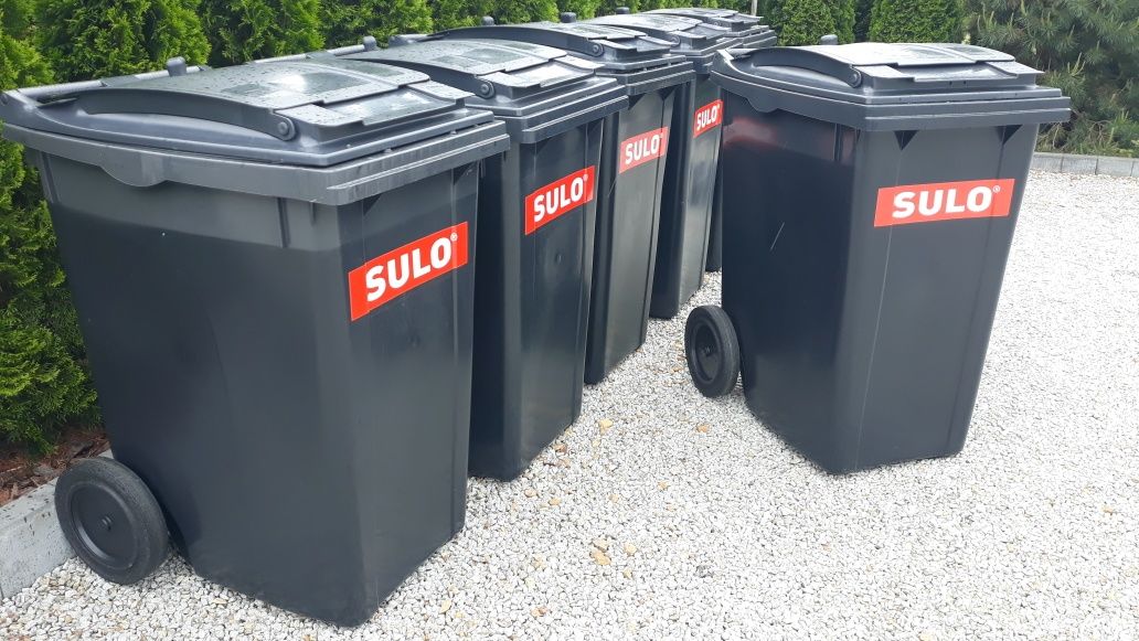 Kosz na śmieci pojemnik na odpady duży 340L SULO 240 DOSTAWA GRATIS