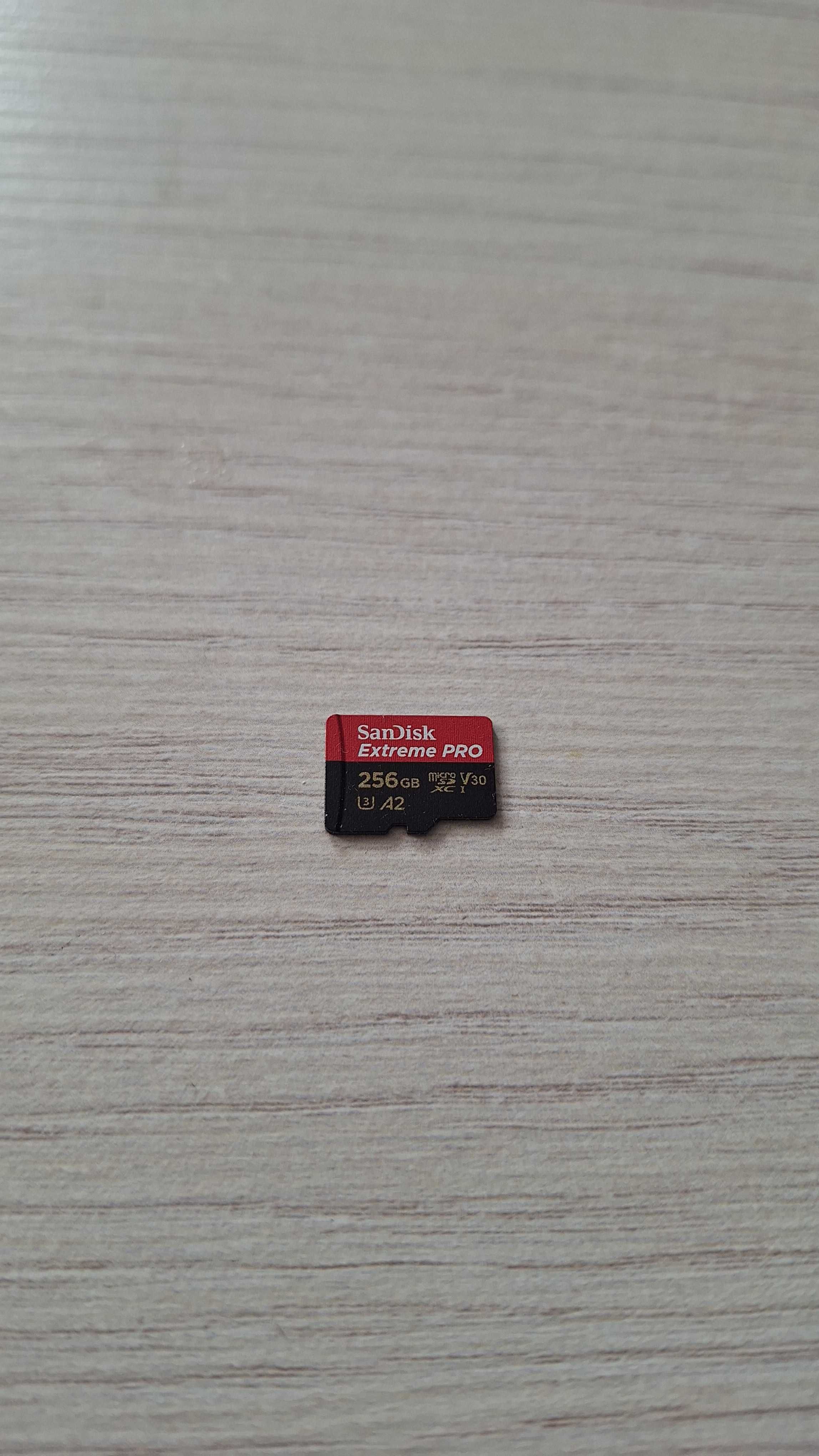 Karta micro sd Sandisk Extreme Pro 256gb sprawna