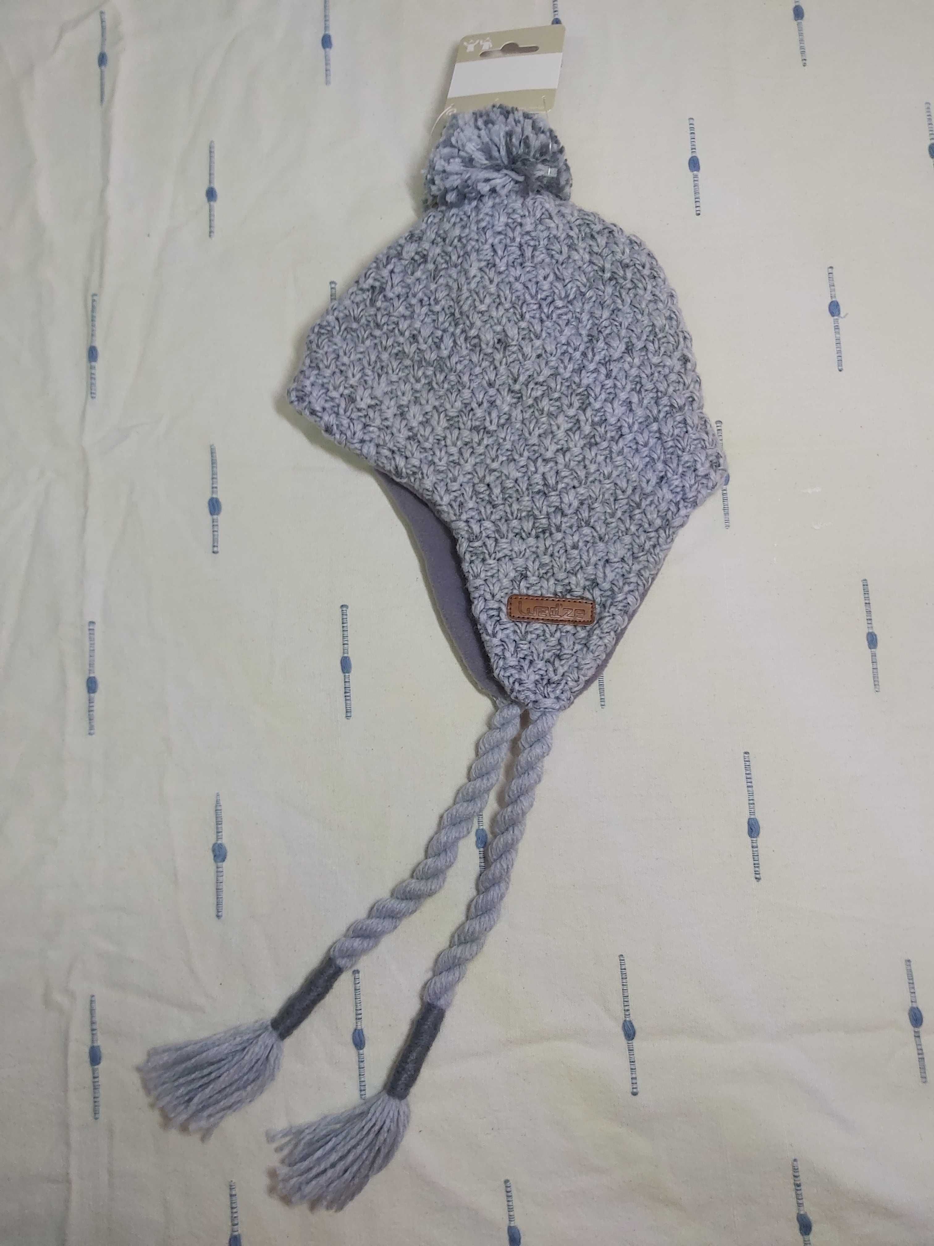 Gorro inca cinzento para criança (NOVO)