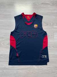 Koszulka bluzka t-shirt bez rękawów FC Barcelona r. M nie Nike Adidas