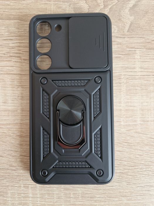 Case Slide Armor Samsung Galaxy S23 Plus + folia hybrydowa