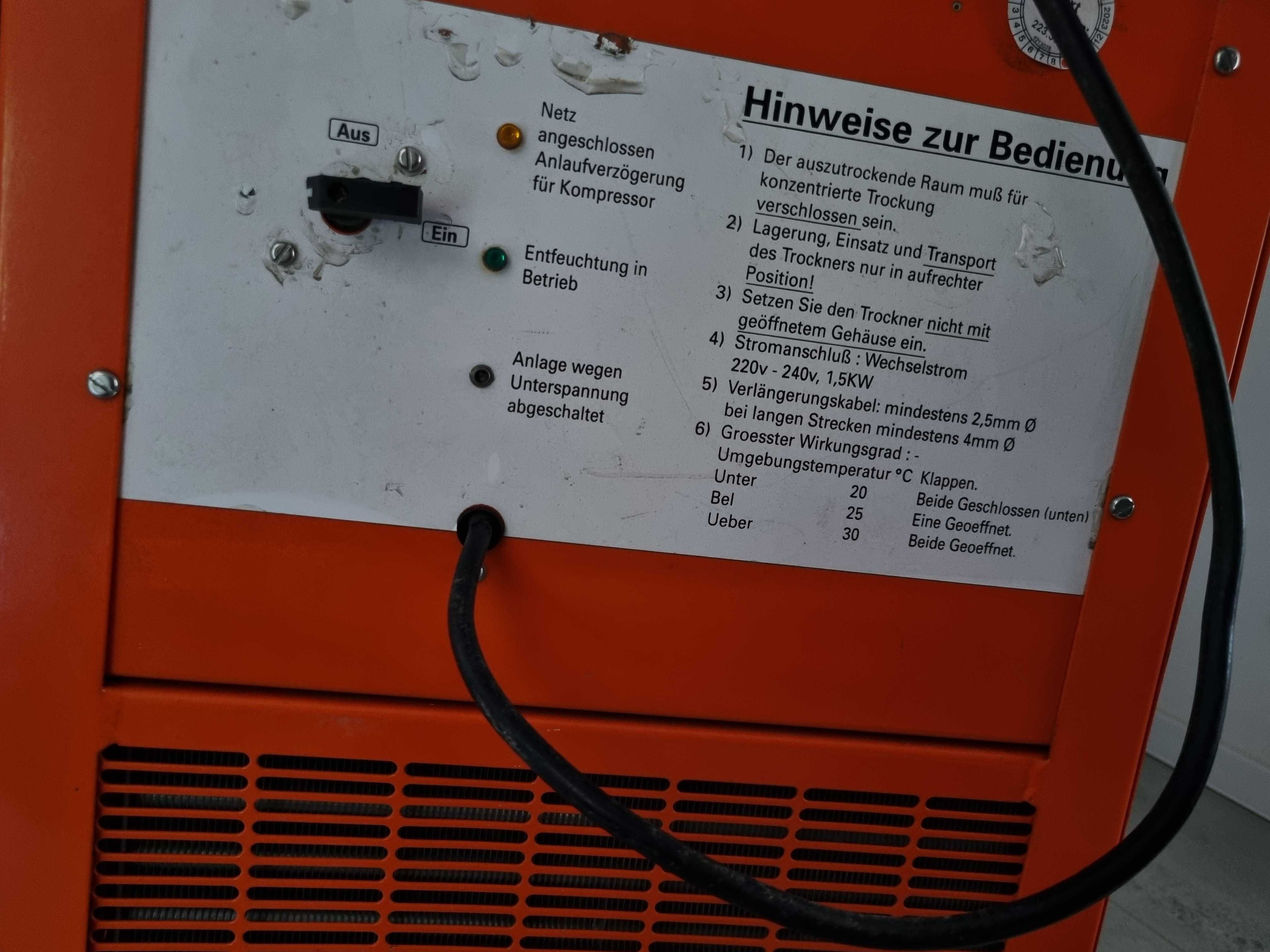 Osuszacz powietrza Pochłaniacz Wilgoci EbacM11 Jak Nowy z Norwegii