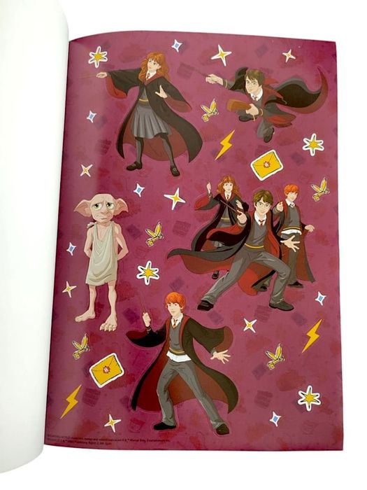 Naklejki 20 kartek książeczka Harry Potter ok 1000 naklejek