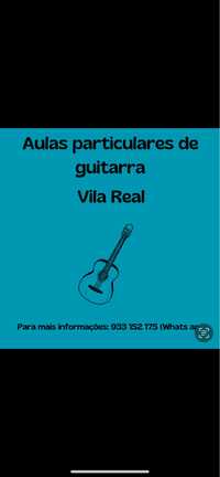 Aulas particulares de guitarra Vila Real