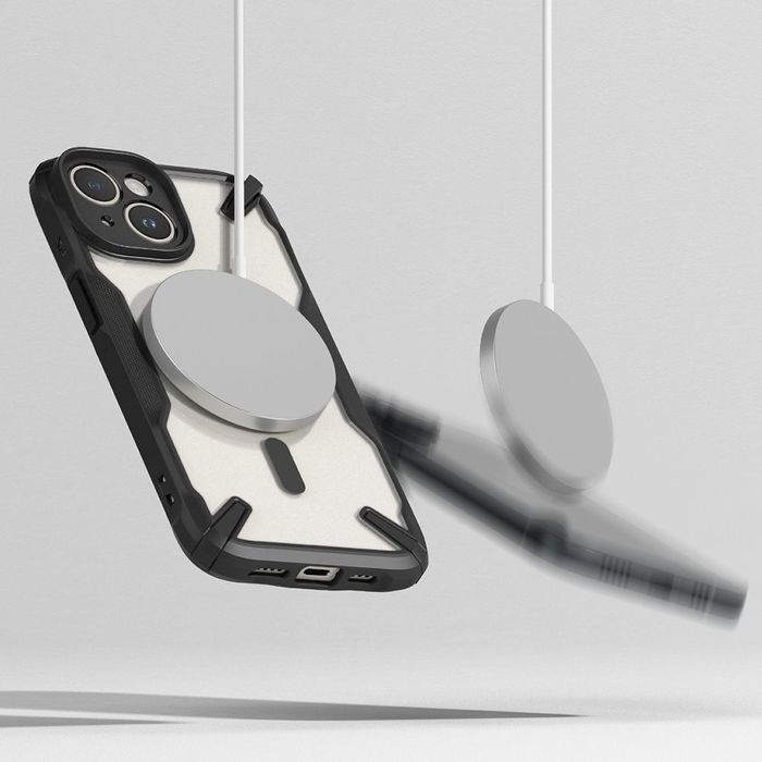Etui Ringke Fusion X Magsafe iPhone 15 Plus Czarny Matowy