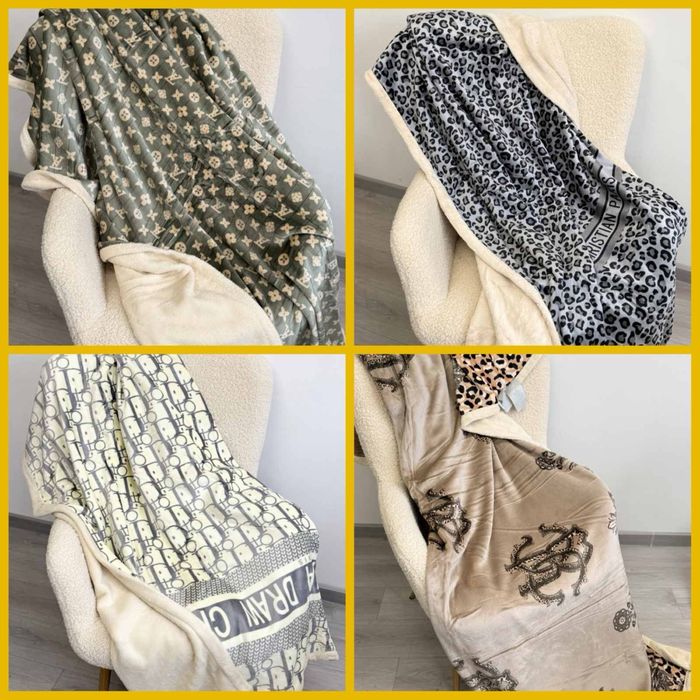 Брендове двостороннє приємні тепленькі покривала на "Овчині" Koloco