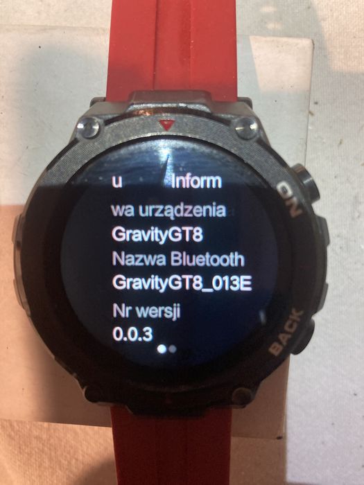 Smartwatch gravity gt8-5