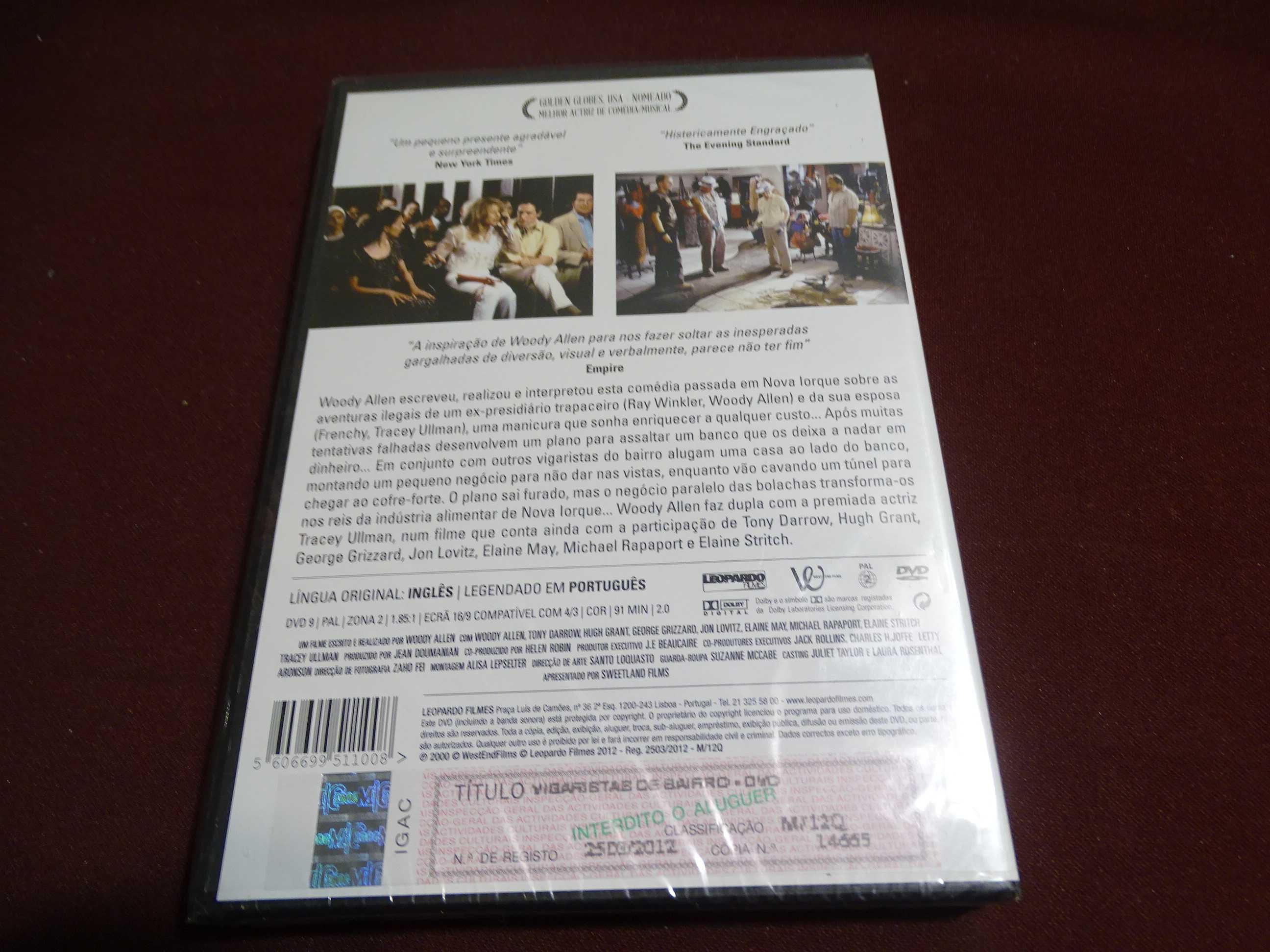 DVD-Vigaristas de bairro-Woodie Allen-selado