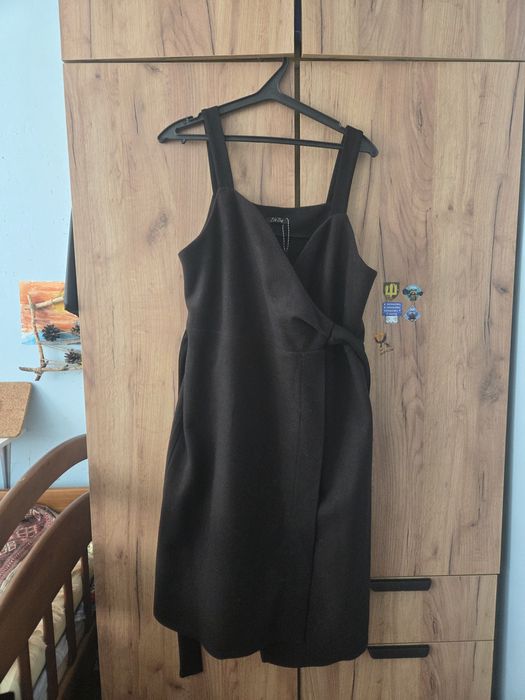 Теплий жіночий шерстяний сарафан