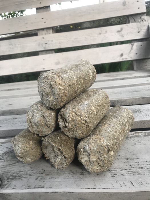 Брикеты из лузги подсолнуха