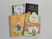 Zestaw 4 szt książek Billy jest zły billy i gwizdek