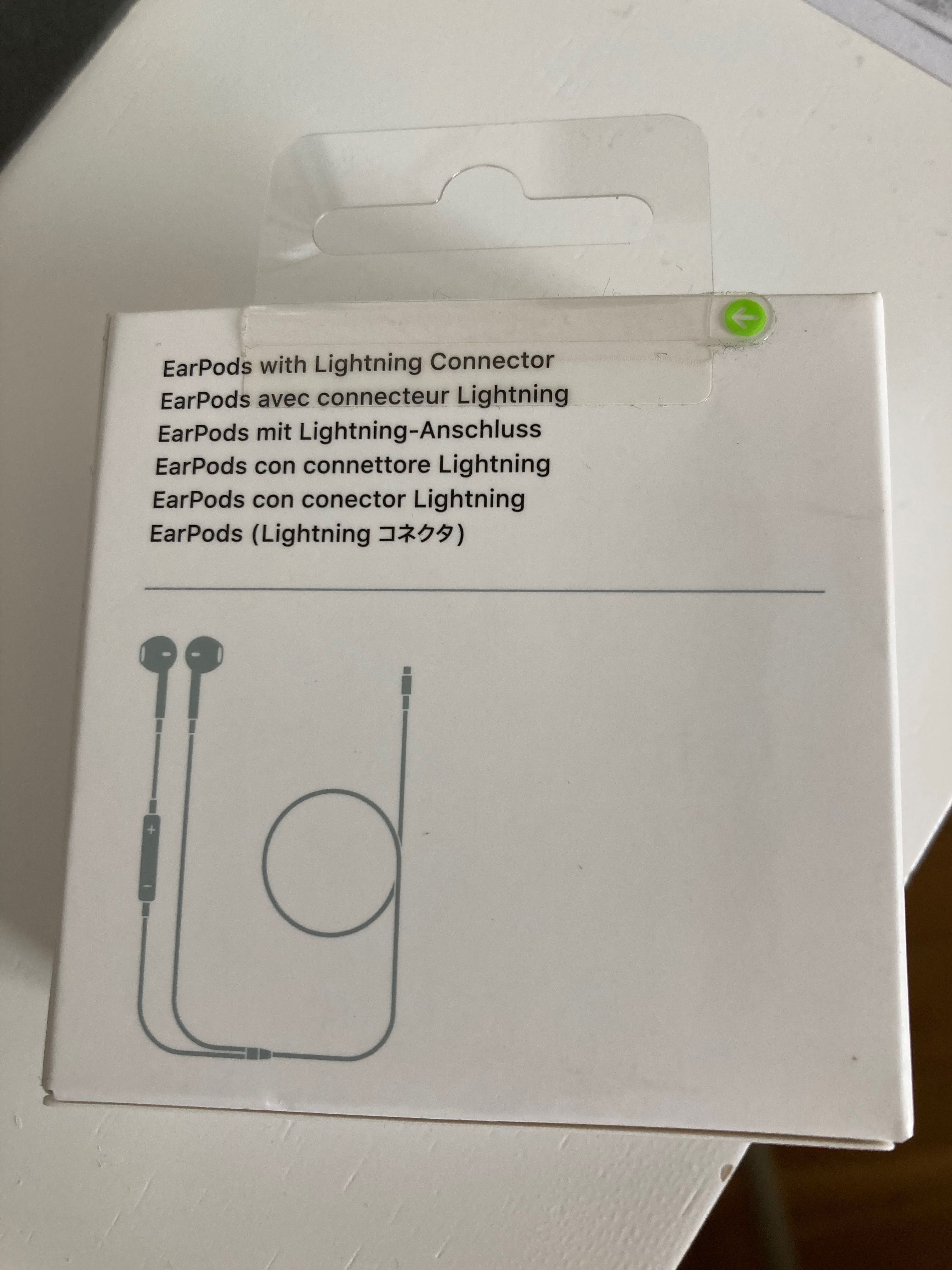 Słuchawki IPhone Apple EarPods Lightning Connector