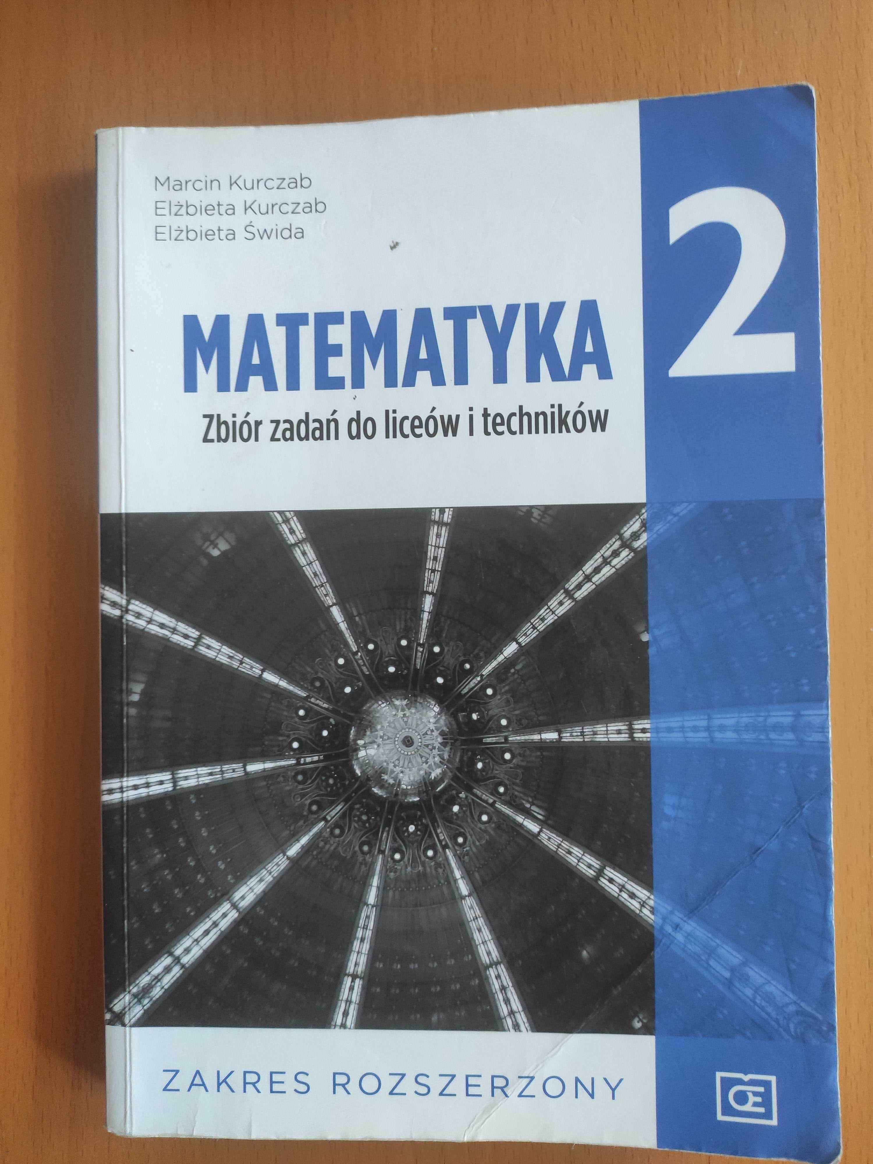 Matematyka 2, zbiór zadań, zakres rozszerzony,  Oficyna Edukacyjna.