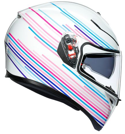 AGV K3 SV 002 SAKURA PEARL WHITE/PURPLE kask integralny blenda 2020