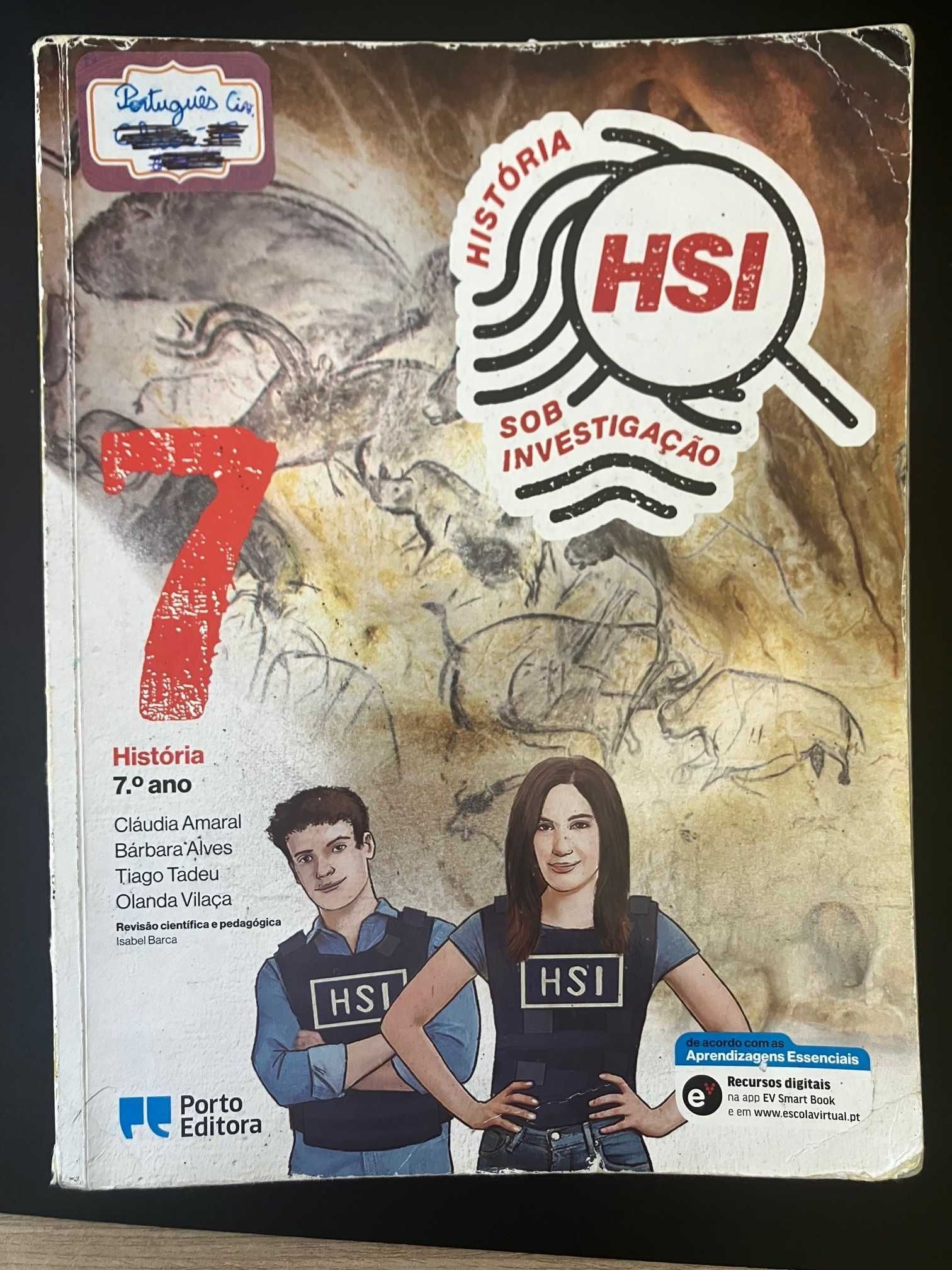 Livro : HSI: História Sob Investigação - 7.º Ano