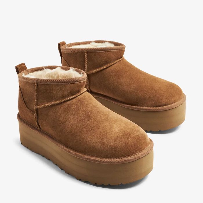 ОРИГІНАЛ UGG Classic Ultra Mini Platform 1135092-CHE ботинки угги УГГ