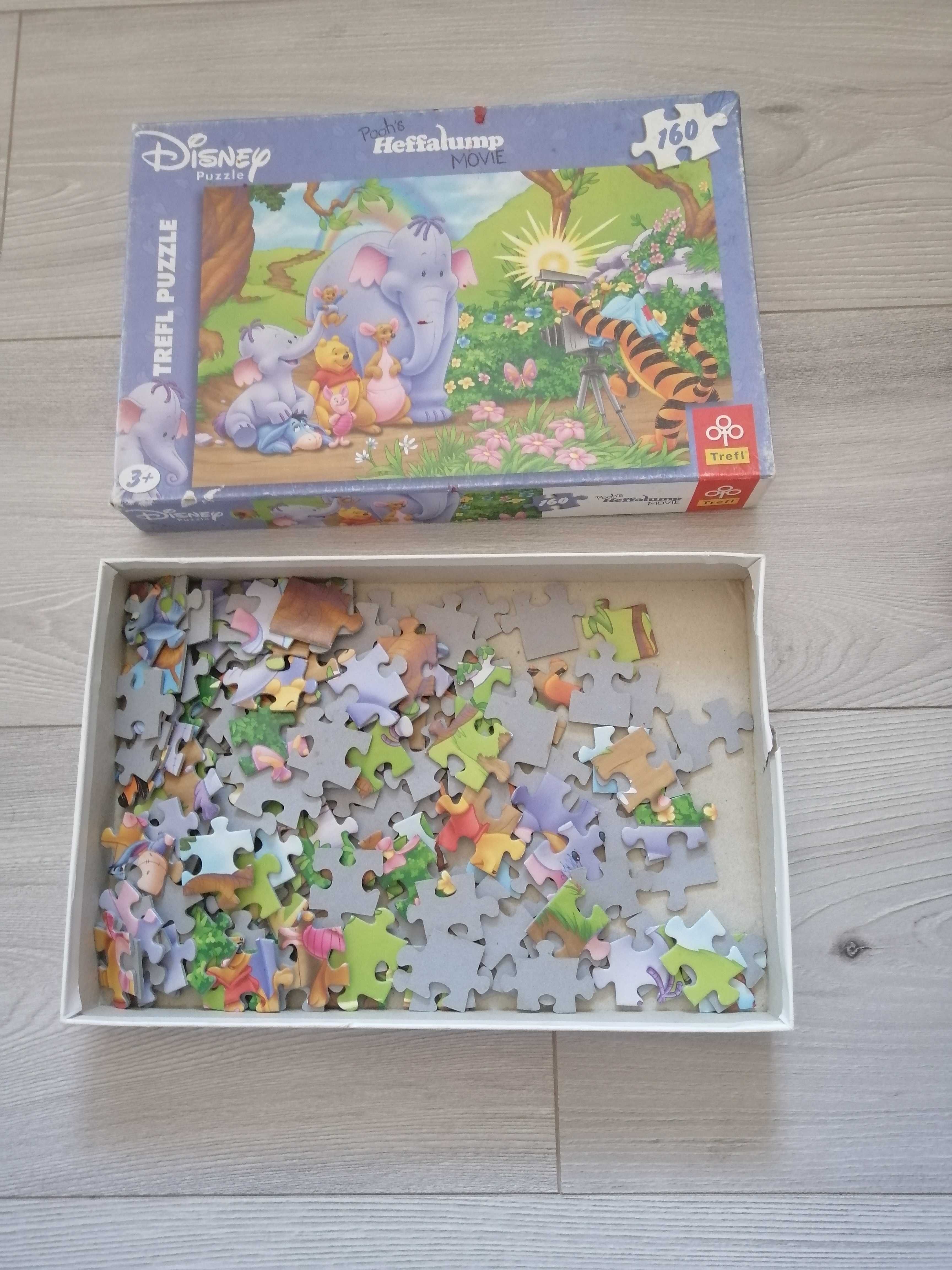 Puzzle dla dziecka od 3+ firmy Trefl. 
160 elementów