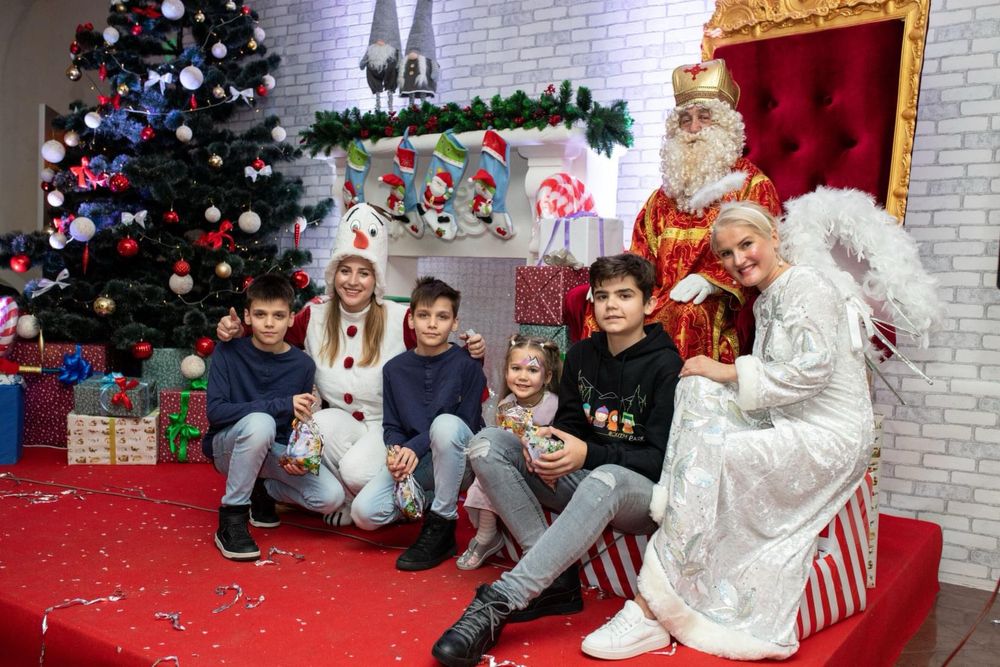 Вітання Миколая Ангела , Ведмедик білий , Посіпака сюрпризвітання