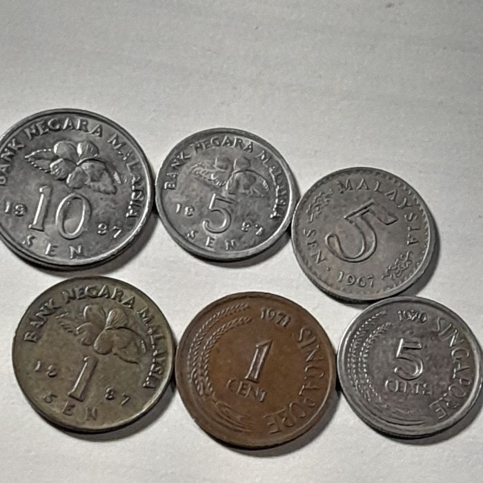Продам монеты Сингапур/Малайзия. игшапур