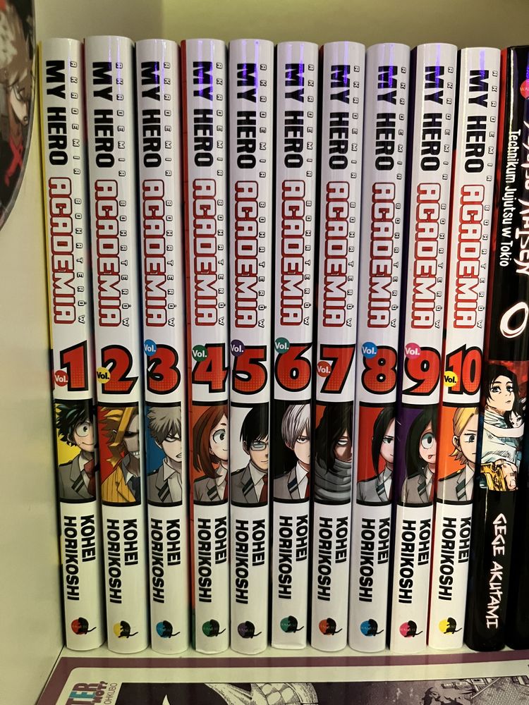 Manga BNHA 10 tomów