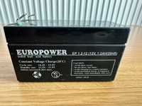 Akumulator ep 1.2-12 europower 12v 1.2AH