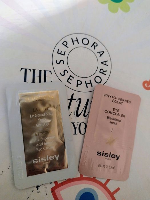2 saszetki!!! SISLEY krem pod oczy i korektor pod oczy nr 1 SEPHORA