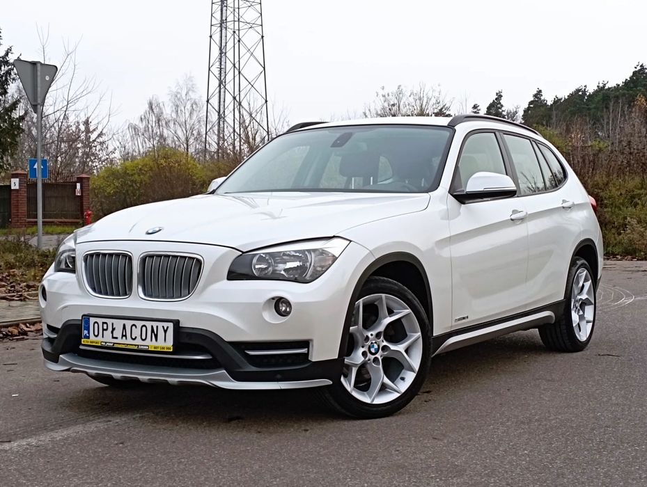 BMW X1 2.0 sDrive18ixLine,Skóra,Navi,Klimatronik,Serwis,Biała,Perła,Gwarancja
