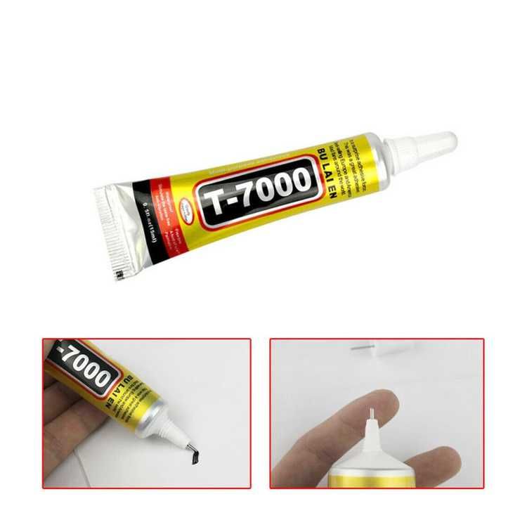 Tubo de cola T-7000 T7000 - 15ml (Preta)