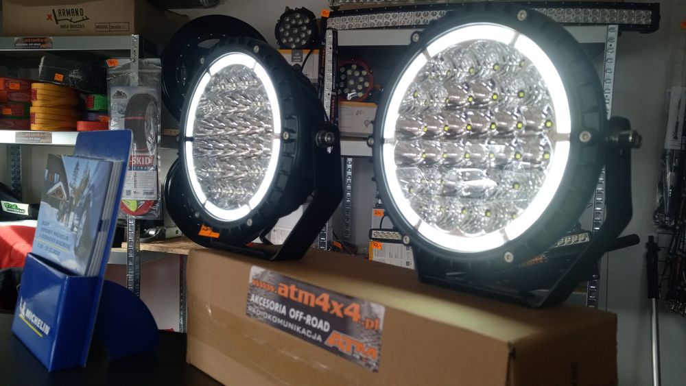 Halogeny Off Road  Extreme 18,5 zestaw ATM4X4gw.f.vat sklep