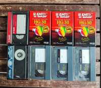 Kasety VHS-C 8 sztuk.