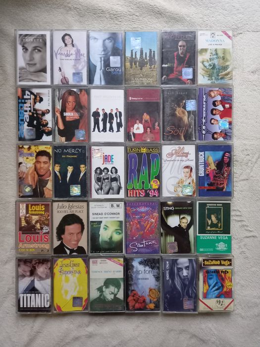 Kaseta magnetofonowa-muzyka zagraniczna