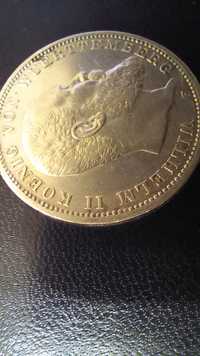 Монета 3 марки 1910 г. Вюртенберг. Серебро.