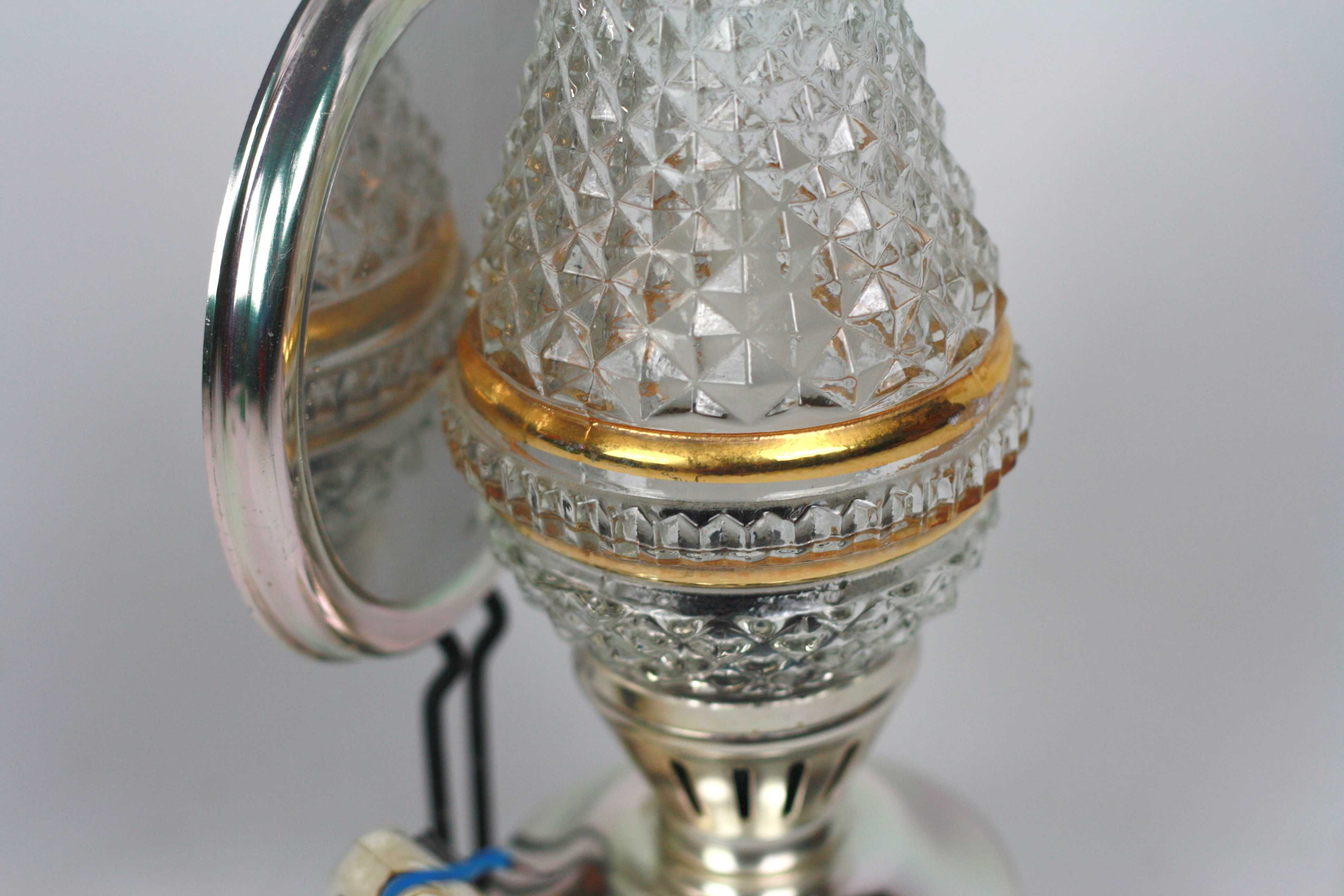 Kinkiet lampa Elektrofem Węgry vintage prl lata 70