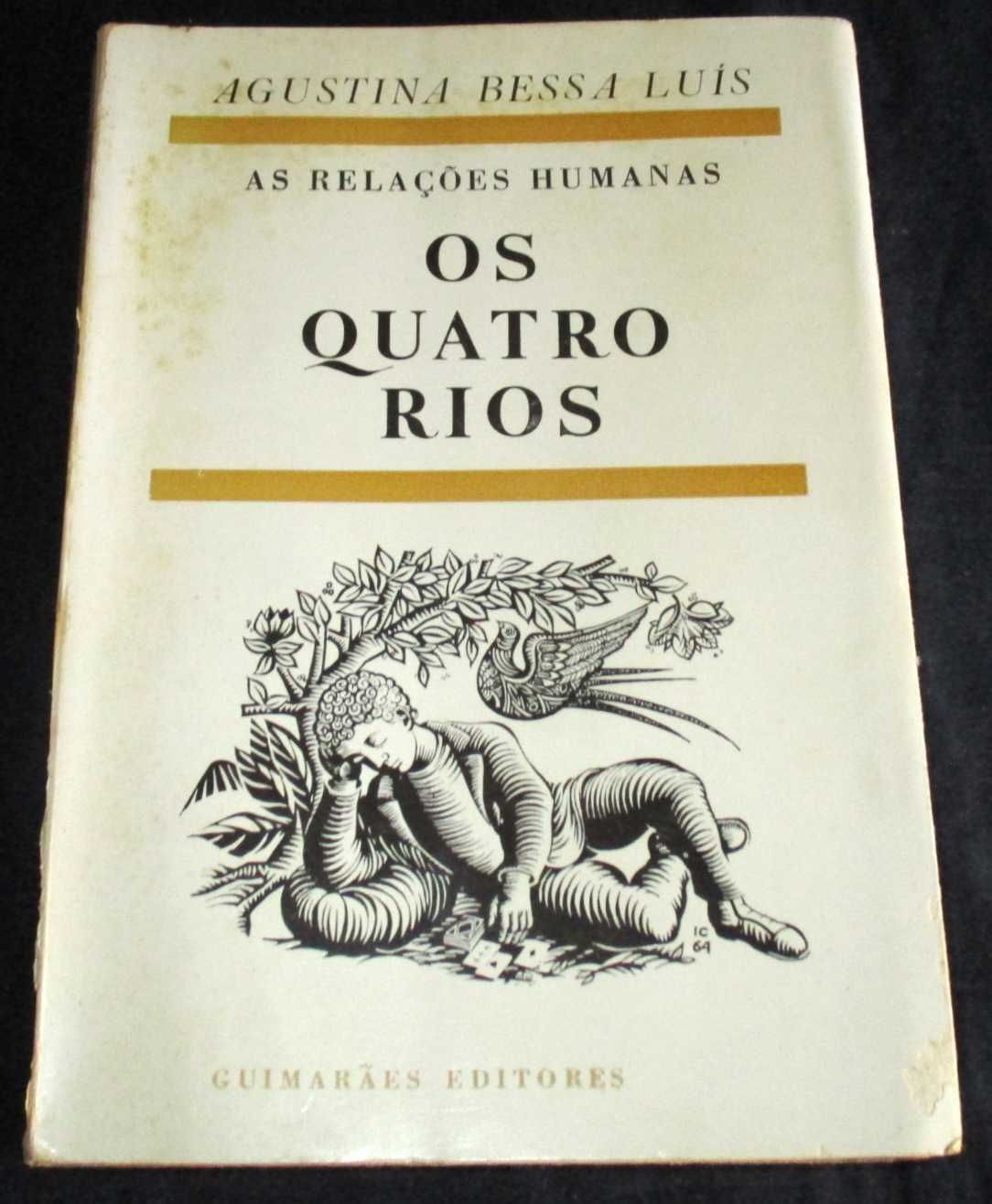 Livro As Relações Humanas Os Quatro Rios 1ª edição Agustina Bessa Luís