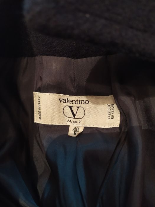 Пальто Valentino Синего цвета Made in Italy