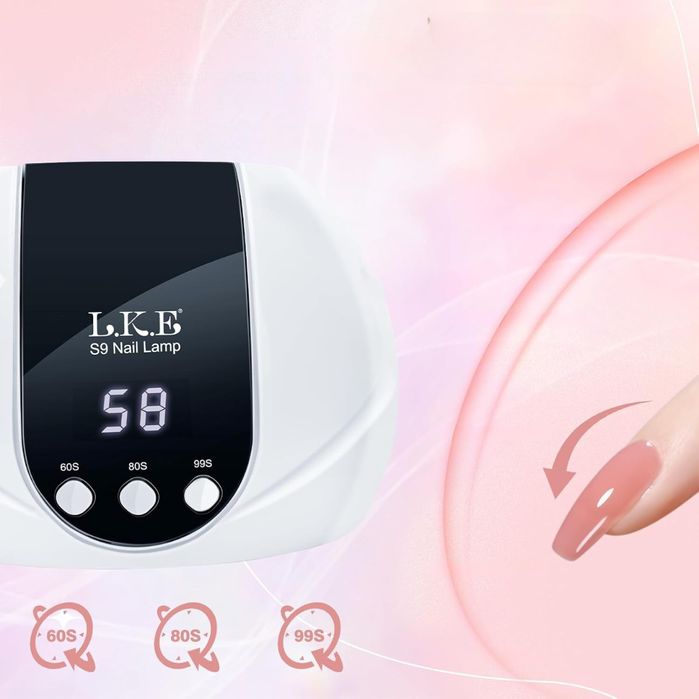 Lampa UV LED 54W do Paznokci Żelowych – Timer, LCD, Czujnik Ruchu, USB