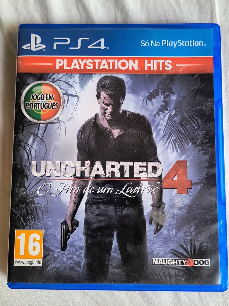 Uncharted 4 PS4 Midia Fisica em perfeito estado
