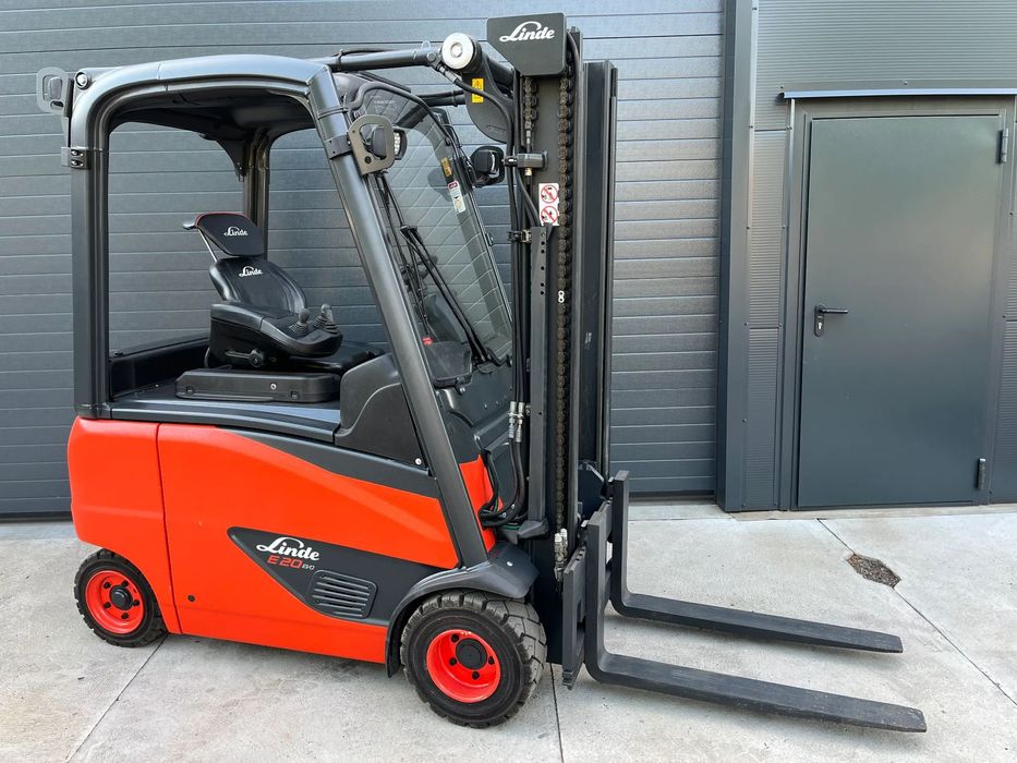 Linde E20PH 386-01 Elektryczny Ładowarka zintegrowana  jak nowy przebieg tylko 96h,  4 sekcje, 3,15m/2000kg E16 E18