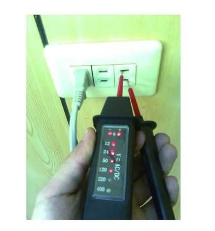 Тестер напруги універсальний (6-400 V AC/DС) (FORCE 88408)