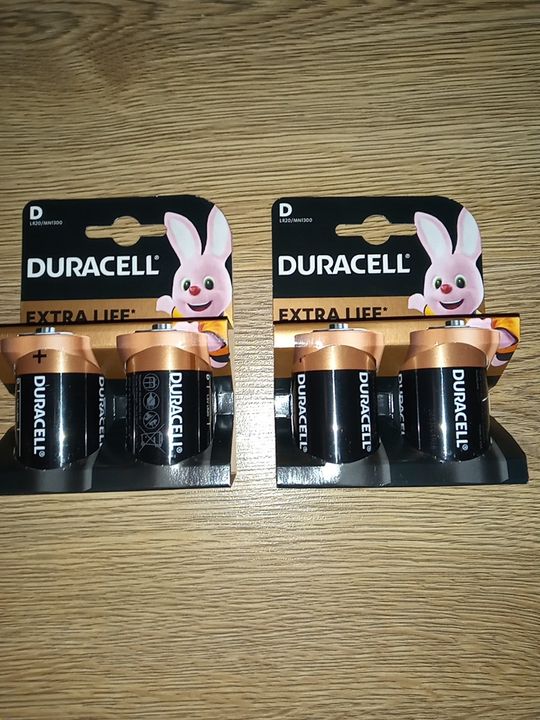 Батарейки Duracell LR 20,  Дюрасел