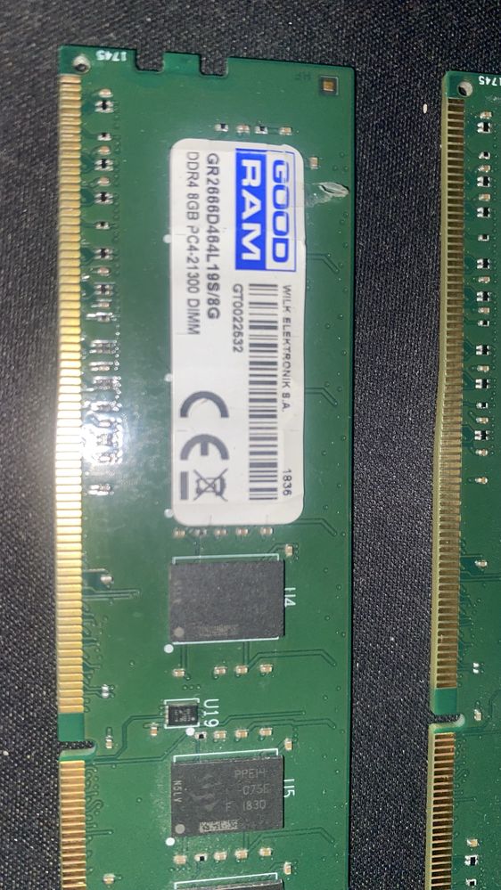 DDR4 GoodRam 16GB 2666hz 2x8=16GB