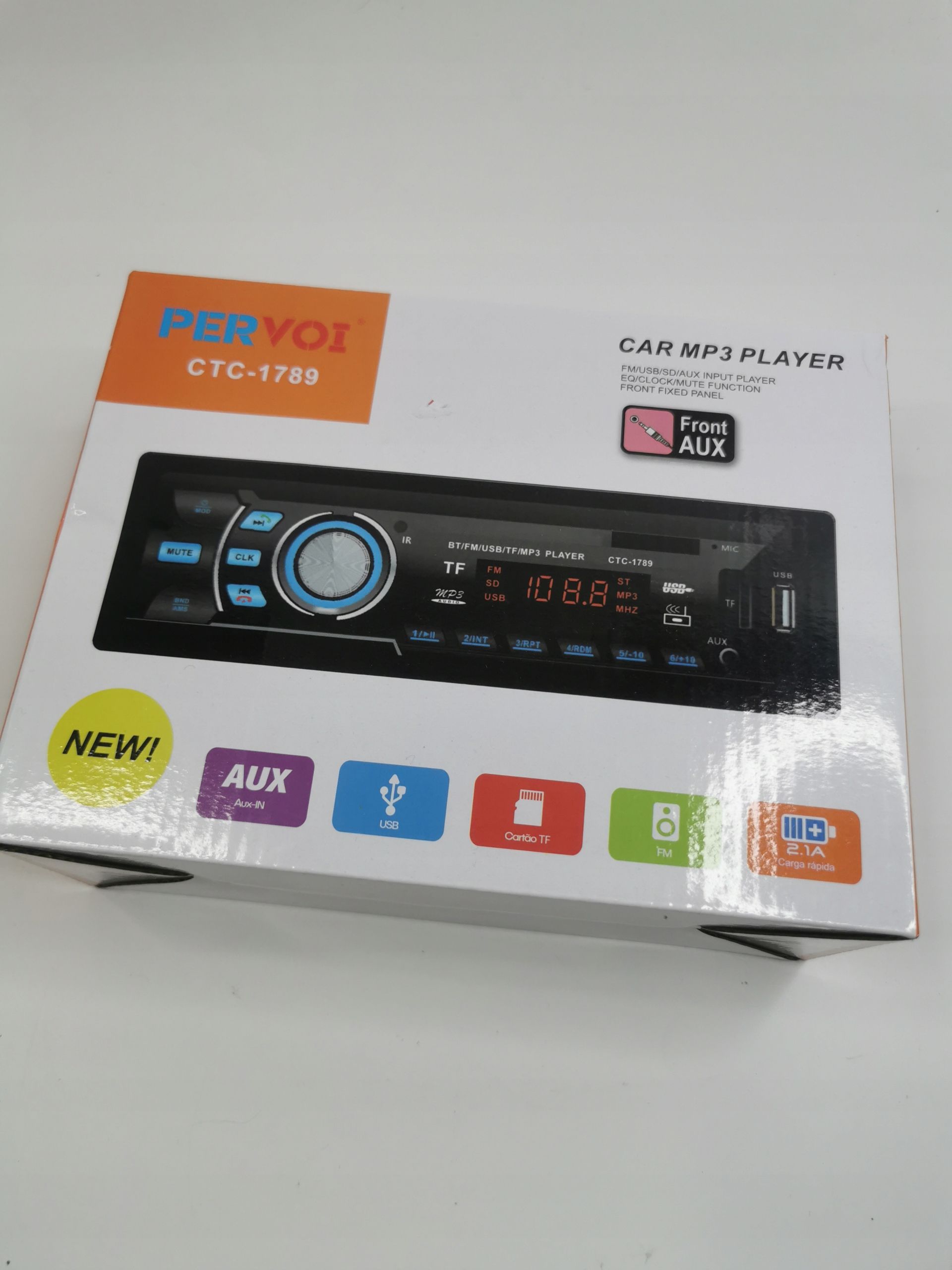 Radio Samochodowe Pervoi Ctc-1789 Bluetooth/Usb